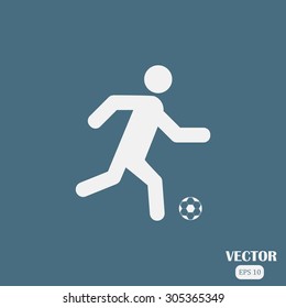 soccer player with ball