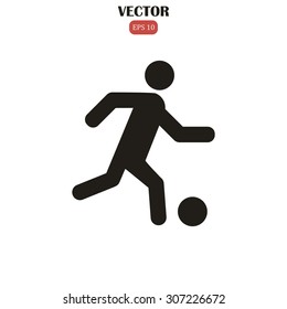 soccer player with ball