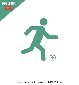 soccer player with ball