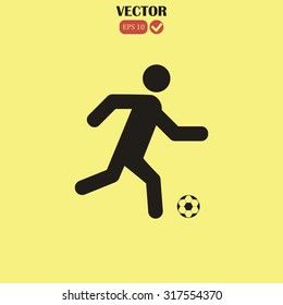 soccer player with ball