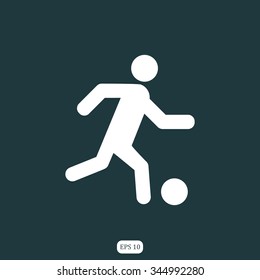soccer player with ball