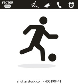 soccer player with ball