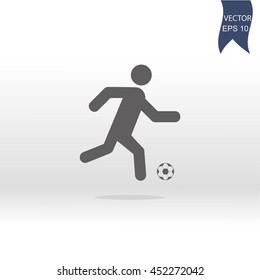 soccer player with ball