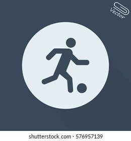 soccer player with ball