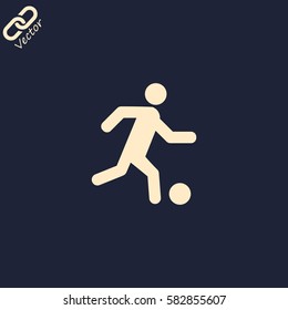 soccer player with ball