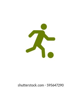 soccer player with ball