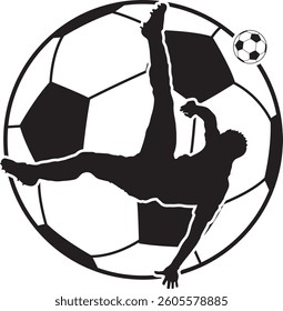 Soccer Player Ball, Soccer Ball, Sport Silhouette