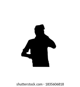 Soccer Player Celebration Hand on Mouth
