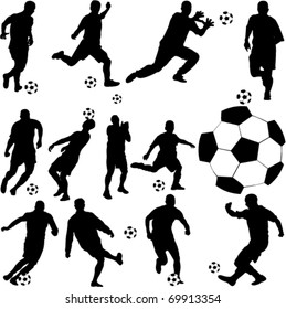 サッカー シルエット キック の画像 写真素材 ベクター画像 Shutterstock