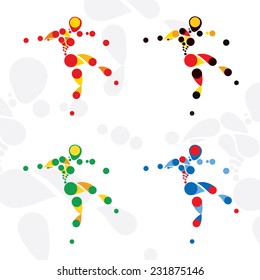 Soccer player - Color variations