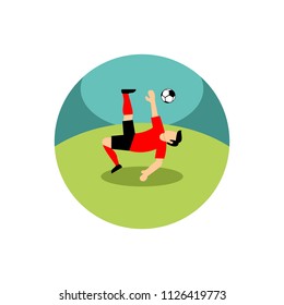 Soccer Player Figure Illustration