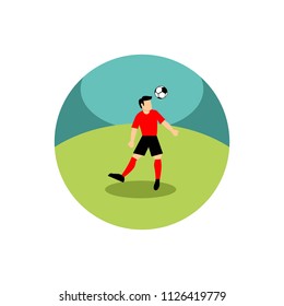 Soccer Player Figure Illustration