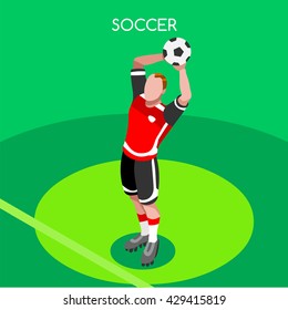 Soccer Player France EURO. Soccer Throw Player Athletes. Vector France Match. EURO Championship Football Game. Soccer People Set Match Illustration. Football European Cup Throw Player