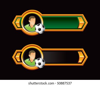 grüne und schwarze Pfeile für Fußballspieler