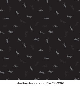 Soccer Player hand drawn Seamless Pattern Background for banner, card, website. Design for wallpapers, wrapping, backgrounds. Vector illustration.