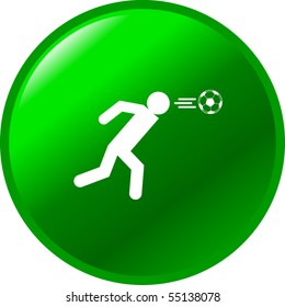 soccer player head shot button