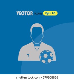 Soccer player icon