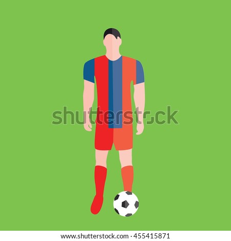 Soccer Player icon. Soccer Player vector. Soccer Player. Soccer Player sumbol. football player vector