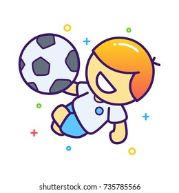 Soccer Player Illustration