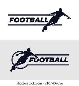 Soccer player logo design inspiration