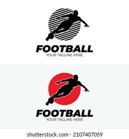 Soccer player logo design inspiration