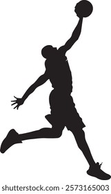 Soccer Player Silhouette design Dynamic Action Pose