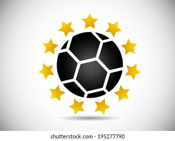 Estrellas del jugador de fútbol