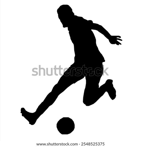 A soccer player taking a penalty kick against a goalkeeper, aiming at the goal. The goalkeeper prepares to defend the shot. A detailed goal net structure frames the action in this football scene.