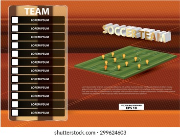 soccer player template
