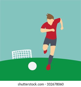 soccer player -vector
