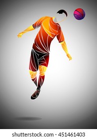 soccer player vector