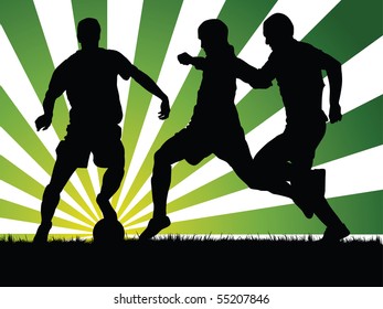 soccer player vector