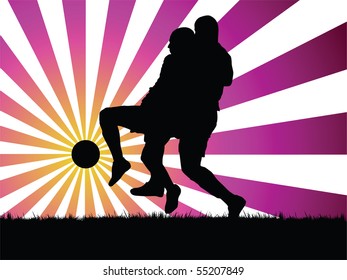 soccer player vector