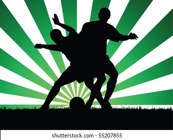 soccer player vector