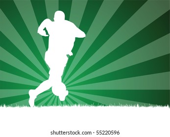 soccer player vector
