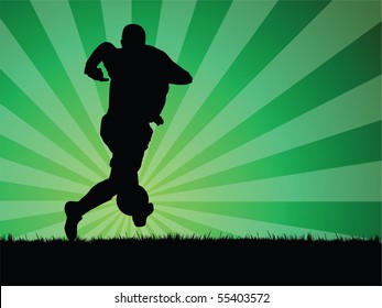 soccer player vector