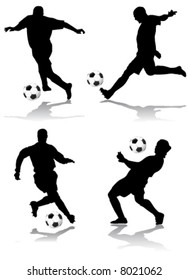 soccer player vector