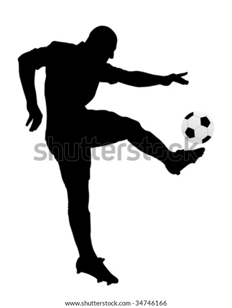 Soccer Player Vector Stock Vector (Royalty Free) 34746166