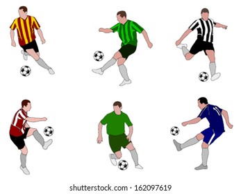 サッカー ドリブル のイラスト素材 画像 ベクター画像 Shutterstock