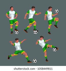 soccer players set