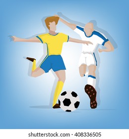 soccer players in tournament
