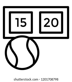 Soccer points scoreboard display 