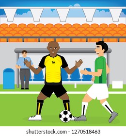 Soccer is a popular sport that is played as a team. Requires many skills and abilities Both body strength, speed, teamwork