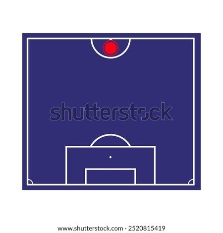 Soccer position forward, football player attack, football forward team, attack strategy, soccer plan, player sport formation, position and tactic, vector illustration