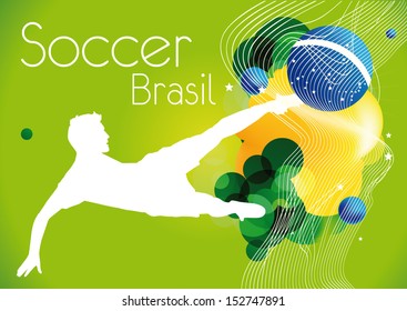 Soccer Poster Brasil