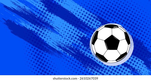 Soccer poster, Football template banner , Sport layout design, vector