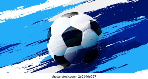 Soccer poster, Football template banner , Sport layout design. vector illustration