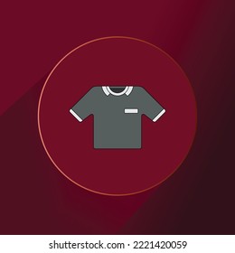 Soccer referee shirt, can be used for icons