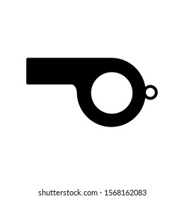 soccer referee whistle icon design vector template