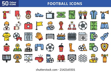 Soccer Related Vector Icons. Contains such Icons as Stadium, Field, Championship Cup and more. Editable Stroke. football, soccer icon
